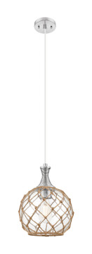 Mini Pendants Glass Down by Innovations ( 405 | 415-1P-SN-G122-10RB Ballston ) 