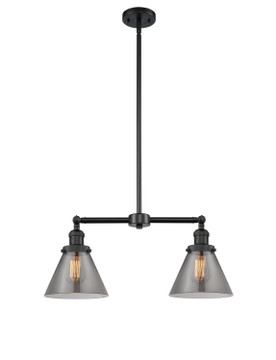Mid. Chandeliers Glass Down by Innovations ( 405 | 209-BK-G43 Franklin Restoration ) 