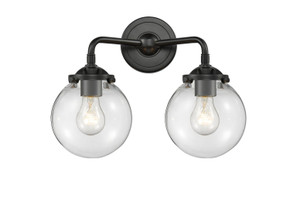 Bathroom Fixtures Two Lights by Innovations ( 405 | 284-2W-OB-G202-6-LED Nouveau ) 