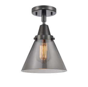 Semi-Flush Mts. Glass Down by Innovations ( 405 | 447-1C-BK-G43 Caden ) 