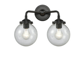 Bathroom Fixtures Two Lights by Innovations ( 405 | 284-2W-OB-G204-6-LED Nouveau ) 