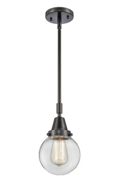 Mini Pendants Glass Down by Innovations ( 405 | 447-1S-BK-G202-6-LED Caden ) 