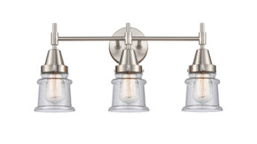 Bathroom Fixtures Three Lights by Innovations ( 405 | 447-3W-SN-G184S-LED Caden ) 
