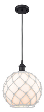 Pendants Glass Down by Innovations ( 405 | 516-1P-BK-G121-10RW Ballston ) 