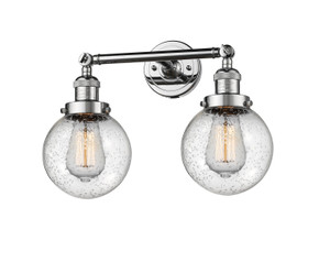Bathroom Fixtures Two Lights by Innovations ( 405 | 208-PC-G204-6-LED Franklin Restoration ) 