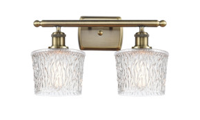 Bathroom Fixtures Two Lights by Innovations ( 405 | 516-2W-AB-G402-LED Ballston ) 