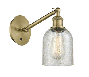 Sconces Single Glass by Innovations ( 405 | 317-1W-AB-G259 Ballston ) 