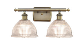 Bathroom Fixtures Two Lights by Innovations ( 405 | 516-2W-AB-G422-LED Ballston ) 