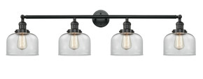 Bathroom Fixtures Four Lights by Innovations ( 405 | 215-BK-G72 Franklin Restoration ) 