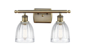 Bathroom Fixtures Two Lights by Innovations ( 405 | 516-2W-AB-G442 Ballston ) 