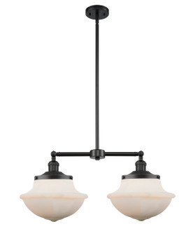 Mid. Chandeliers Glass Down by Innovations ( 405 | 209-BK-G541 Franklin Restoration ) 