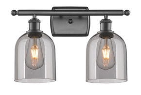 Bathroom Fixtures Two Lights by Innovations ( 405 | 516-2W-OB-G558-6SM Ballston ) 