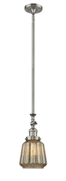 Mini Pendants Glass Down by Innovations ( 405 | 206-SN-G146-LED Franklin Restoration ) 