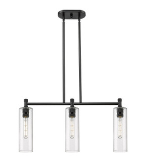 Linear/Island 3 Light Bar by Innovations ( 405 | 434-3I-BK-G434-12SDY Downtown Urban ) 