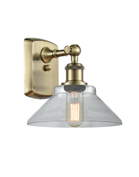 Sconces Single Glass by Innovations ( 405 | 516-1W-AB-G132-LED Ballston ) 
