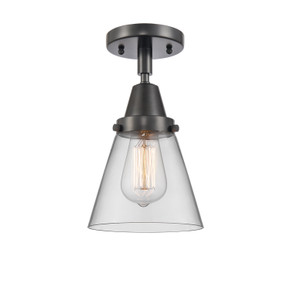 Semi-Flush Mts. Glass Down by Innovations ( 405 | 447-1C-BK-G62-LED Caden ) 