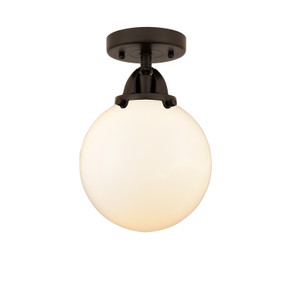 Semi-Flush Mts. Glass Down by Innovations ( 405 | 288-1C-OB-G201-8-LED Nouveau 2 ) 