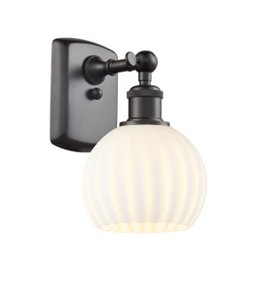 Sconces Single Glass by Innovations ( 405 | 516-1W-OB-G1217-6WV Ballston ) 