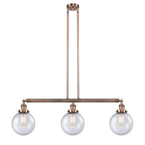 Linear/Island 3 Light Bar by Innovations ( 405 | 213-AC-G204-8-LED Franklin Restoration ) 