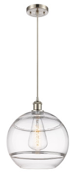 Mini Pendants Glass Down by Innovations ( 405 | 516-1P-SN-G556-12CL Ballston ) 