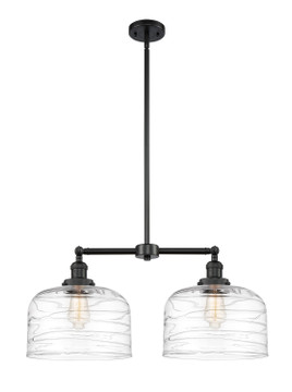Linear/Island 2 Light Bar by Innovations ( 405 | 209-BK-G713-L-LED Franklin Restoration ) 