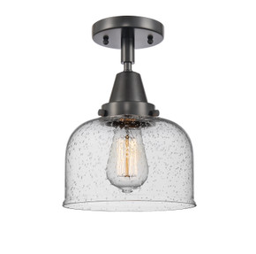 Semi-Flush Mts. Glass Down by Innovations ( 405 | 447-1C-BK-G74-LED Caden ) 