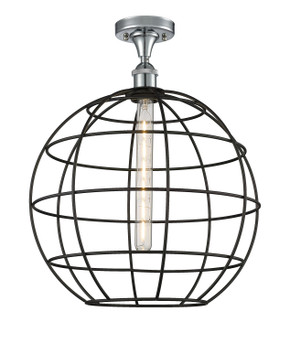 Semi-Flush Mts. Cage by Innovations ( 405 | 516-1C-PC-CE-16-BK Ballston ) 