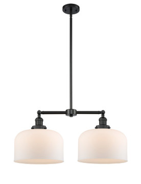 Mid. Chandeliers Glass Down by Innovations ( 405 | 209-BK-G71-L-LED Franklin Restoration ) 