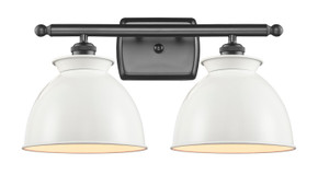 Bathroom Fixtures Two Lights by Innovations ( 405 | 516-2W-OB-M14-W Ballston ) 