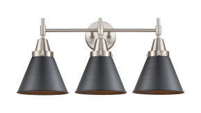 Bathroom Fixtures Three Lights by Innovations ( 405 | 447-3W-SN-M13-BK-LED Caden ) 