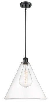 Pendants Glass Down by Innovations ( 405 | 516-1S-BK-GBC-162-LED Ballston ) 