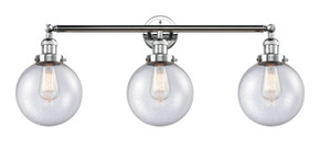 Bathroom Fixtures Three Lights by Innovations ( 405 | 205-PC-G204-8-LED Franklin Restoration ) 