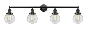 Bathroom Fixtures Four Lights by Innovations ( 405 | 215-OB-G202-6-LED Franklin Restoration ) 