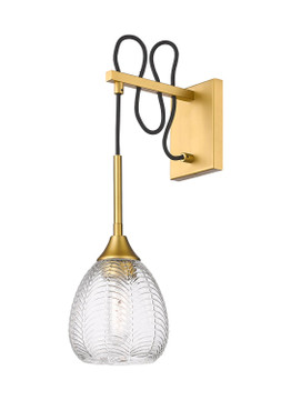Sconces Single Glass by Innovations ( 405 | 323-1W-BB-G323-6CL Berkshire ) 