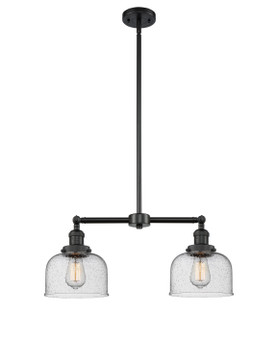 Mid. Chandeliers Glass Down by Innovations ( 405 | 209-BK-G74-LED Franklin Restoration ) 