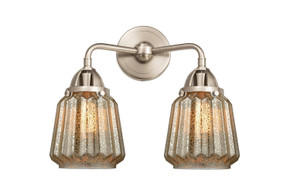 Bathroom Fixtures Two Lights by Innovations ( 405 | 288-2W-SN-G146-LED Nouveau 2 ) 
