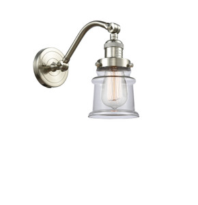Sconces Single Glass by Innovations ( 405 | 515-1W-SN-G182S-LED Franklin Restoration ) 