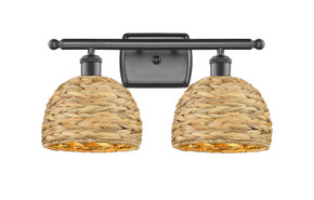 Bathroom Fixtures Two Lights by Innovations ( 405 | 516-2W-OB-RBD-8-NAT Ballston ) 