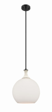 Pendants Glass Down by Innovations ( 405 | 415-1SR-BK-G121-12 Ballston ) 