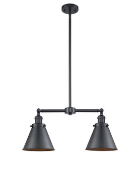 Mid. Chandeliers Glass Down by Innovations ( 405 | 209-BK-M13-BK Franklin Restoration ) 