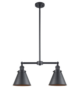 Mid. Chandeliers Glass Down by Innovations ( 405 | 209-BK-M13-BK-LED Franklin Restoration ) 