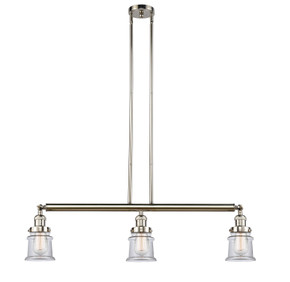 Linear/Island 3 Light Bar by Innovations ( 405 | 213-PN-G182S-LED Franklin Restoration ) 