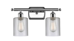 Bathroom Fixtures Two Lights by Innovations ( 405 | 516-2W-PC-G112-LED Ballston ) 