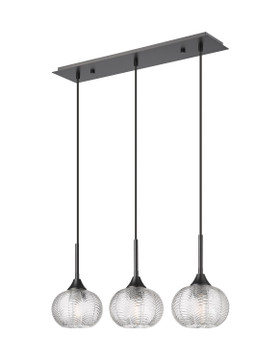 Linear/Island 3 Light Bar by Innovations ( 405 | 323-3I-BK-G323-7CL Berkshire ) 