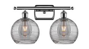 Bathroom Fixtures Two Lights by Innovations ( 405 | 516-2W-PC-G1213-8SM Ballston ) 