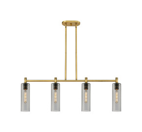 Linear/Island 4 Light + by Innovations ( 405 | 434-4I-BB-G434-12SM Downtown Urban ) 