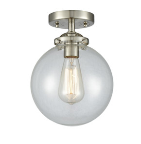 Semi-Flush Mts. Glass Down by Innovations ( 405 | 284-1C-SN-G202-8 Nouveau ) 