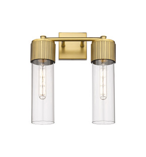 Bathroom Fixtures Two Lights by Innovations ( 405 | 428-2W-BB-G428-12CL Downtown Urban ) 