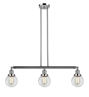 Linear/Island 3 Light Bar by Innovations ( 405 | 213-PN-G202-6 Franklin Restoration ) 