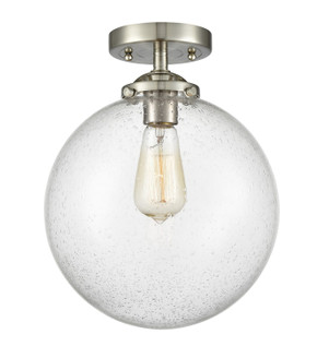 Semi-Flush Mts. Glass Down by Innovations ( 405 | 284-1C-SN-G204-10-LED Nouveau ) 
